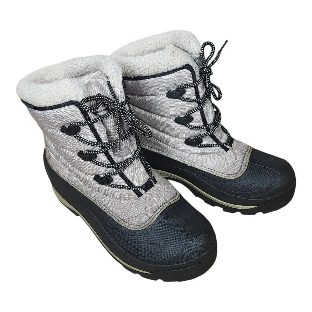 Columbia Cascadian Trinity Thermolite Winter Boots Boots Beige Womens Size 8